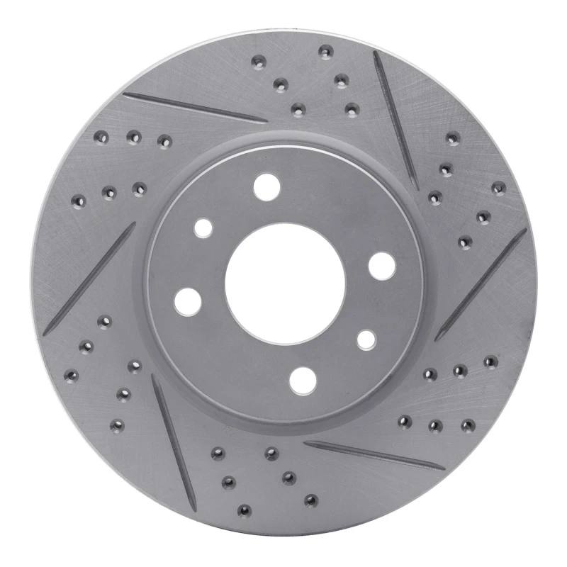 DFC 09-19 Dodge Vision (Mexico) Front Right Drilled & Slotted Geoperformance Rotor