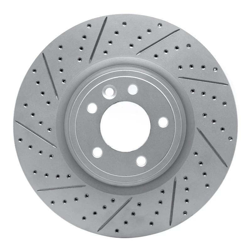 DFC 18-24 Land Rover Range Rover Front Left Drilled & Slotted Geoperformance Rotor