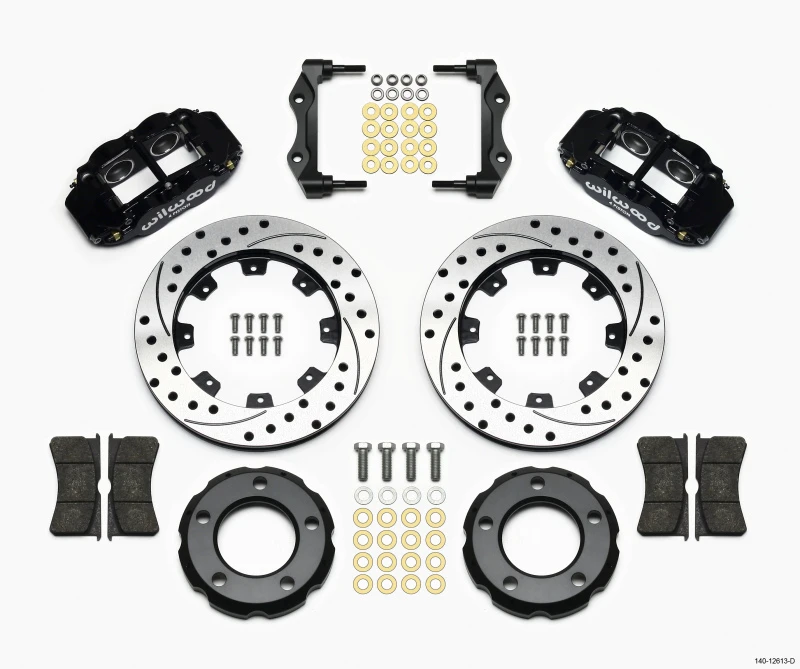 Wilwood Narrow Superlite 4R Vorderkit 12,19 Zoll gebohrt 82-86 Jeep CJ