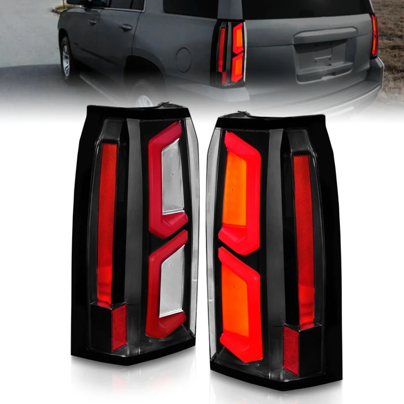ANZO 2015-2020 Chevrolet Tahoe LED-Rückfahrscheinwerfer mit Leuchtbalken Schwarz Gehäuse Klar Linse