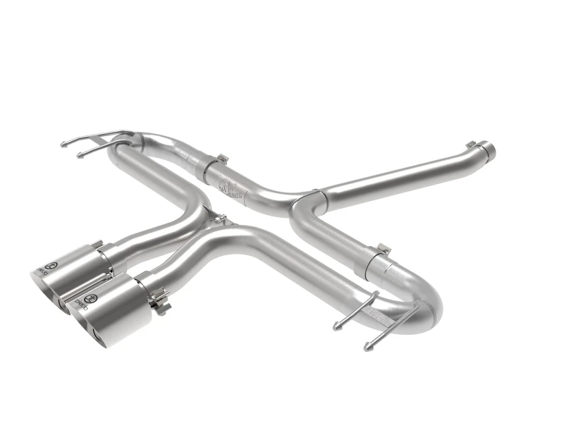 aFe Takeda 2-1/2 Zoll 304 SS Axle-Back Auspuffanlage mit polierten Endrohren 17-20 Honda Civic Sport L4-1.5L (t)