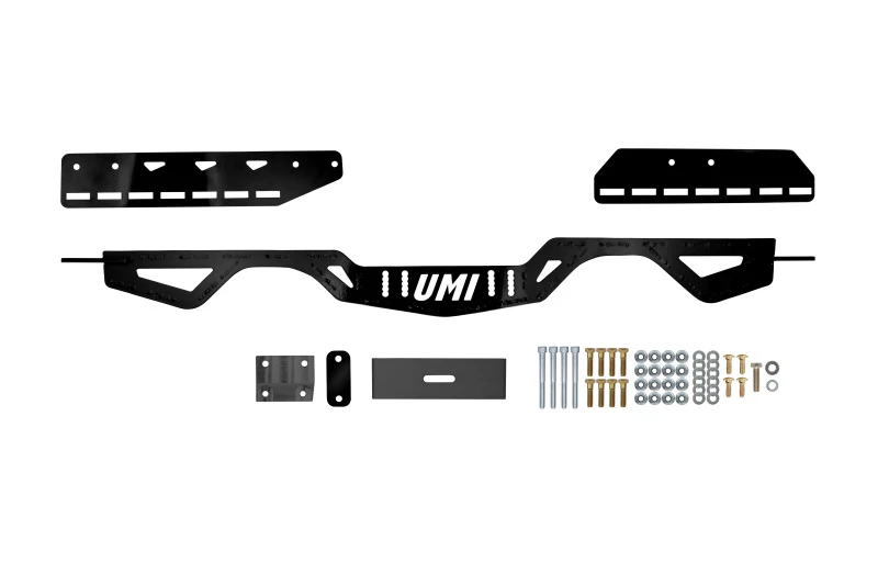 UMI Performance Modular Adjustable Transmission Crossmember for 78-88 GM G-Body - Black