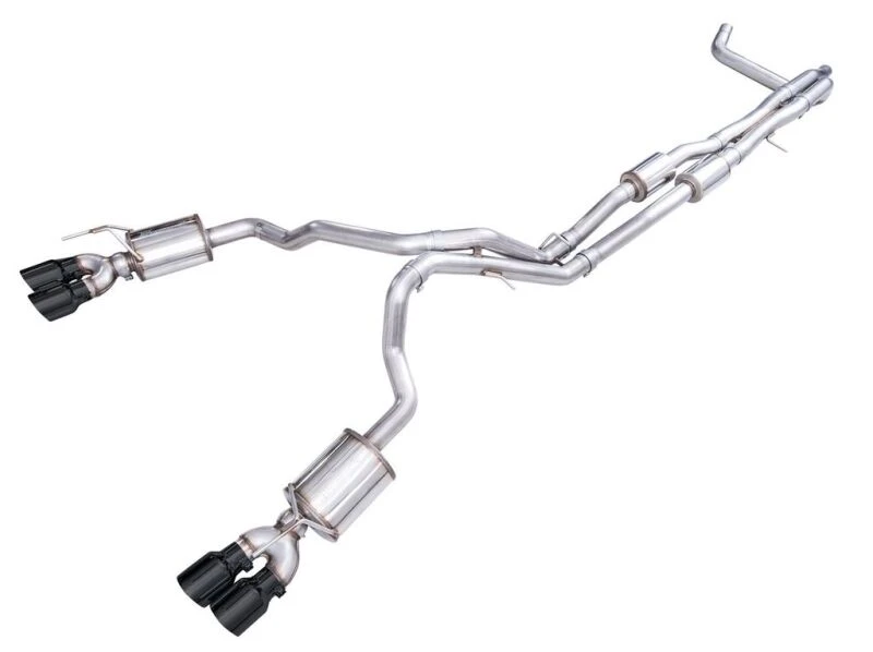 AWE 2021+ Chevy Tahoe/GM Yukon 6.2L 0FG Edition Cat Back Exhaust - Quad Diamond Black Tips