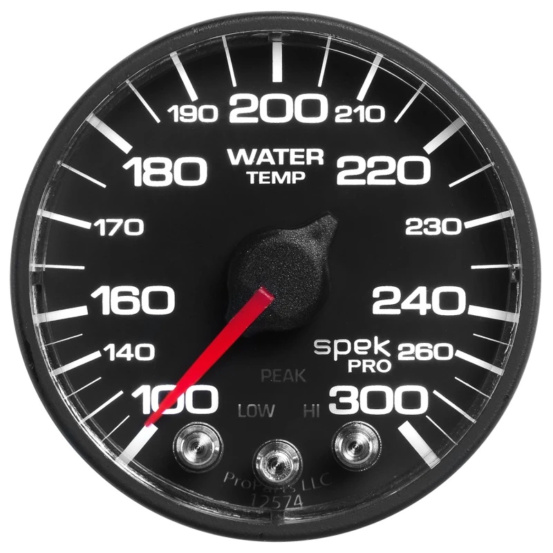 Autometer Spek-Pro - Nascar 2-1/16-Zoll-Wassertemperatur 100- 300F Bfb Ecu