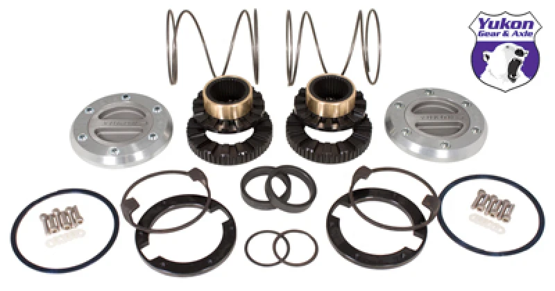 Yukon Hardcore Locking Hub Set for Dana 44 / GM & Ford 1/2 & 3/4 Ton / 19 Spline