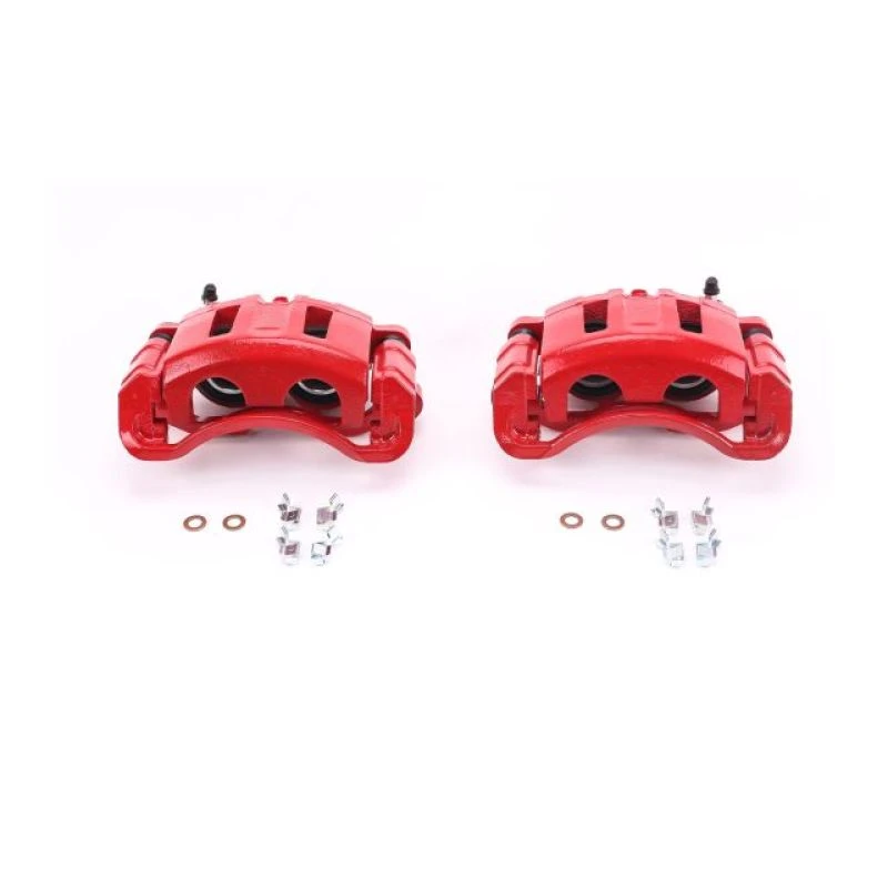 powerstop_S4694-67945f738a6d8 Power Stop 98-05 Chevrolet Blazer Front Red Calipers w/Brackets - Pair