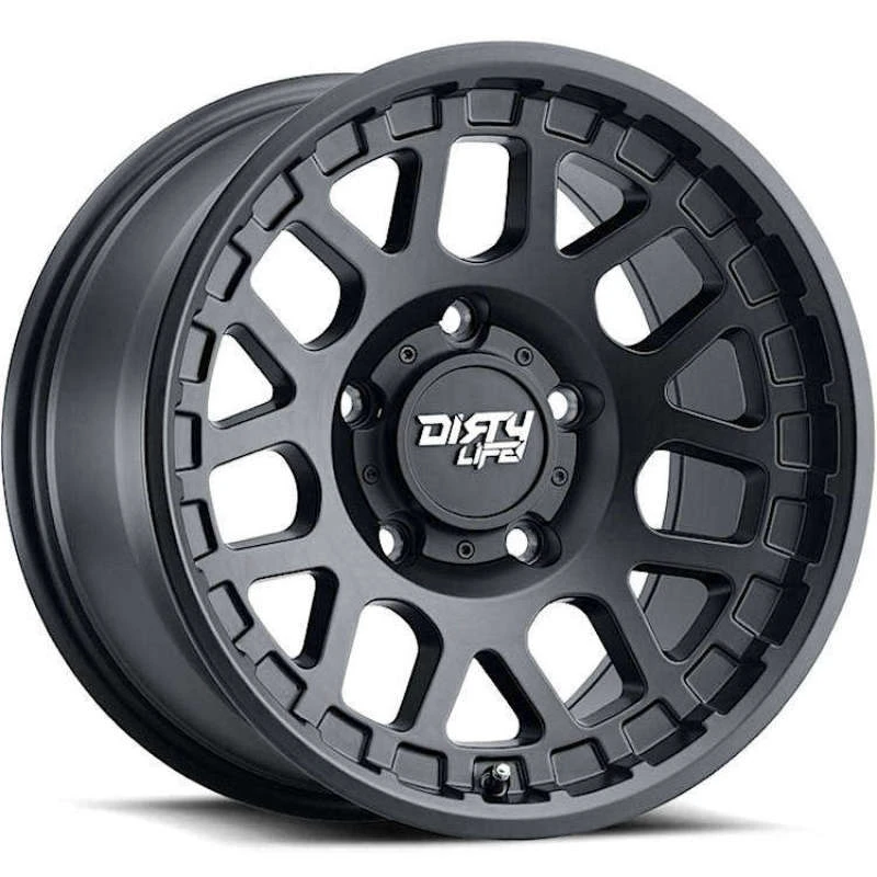 Dirty Life 9306 Mesa 17x9 / 5x127 BP / -12mm Offset / 78,1mm Hub Matte Black Felge