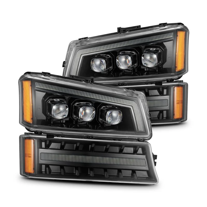 alpharex_880254-6792dabc4558b AlphaRex 03-06 Chevy Silverado 1500/2500HD/3500HD/Avalanche Alpha-Black NOVA LED Proj Headlights