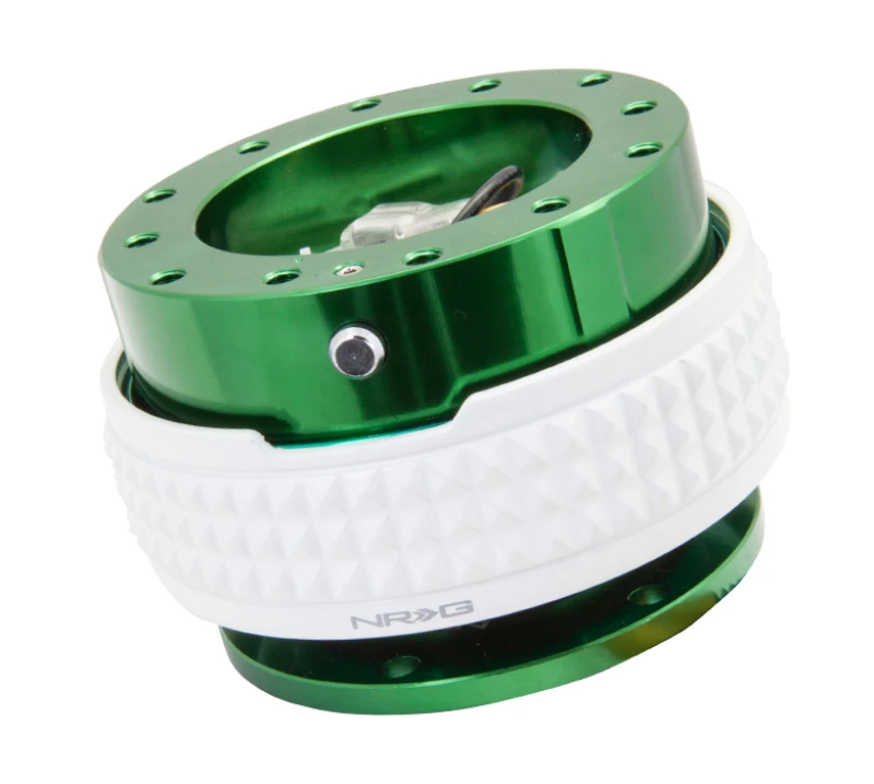 NRG Quick Release Kit Pyramid Edition Green Body / Glow In The Dark Pyramid Ring