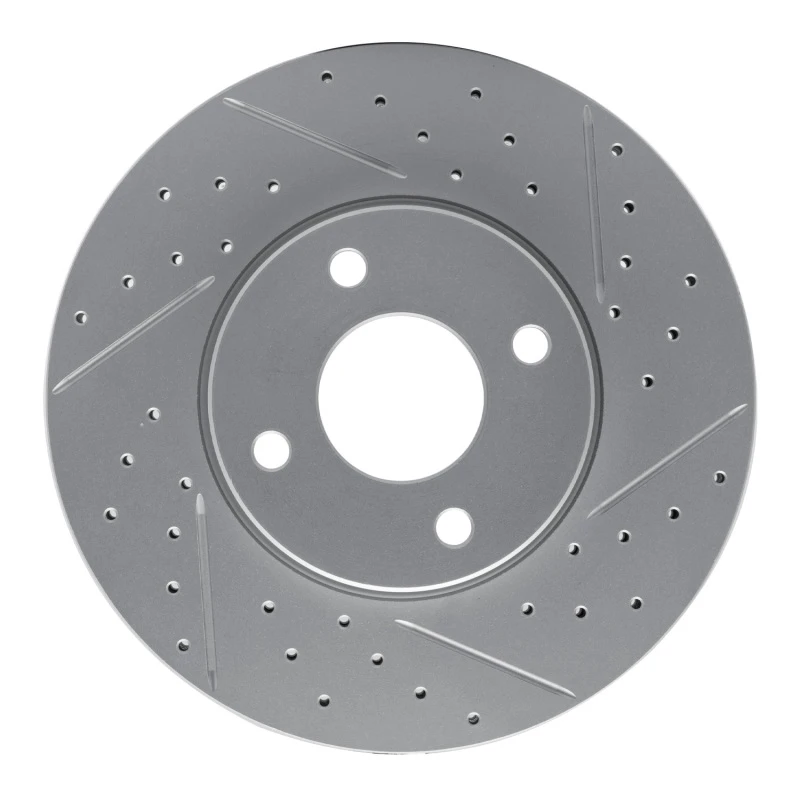 DFC 05-12 Ford Ecosport (Mexico) Front Right Drilled & Slotted Geoperformance Rotor