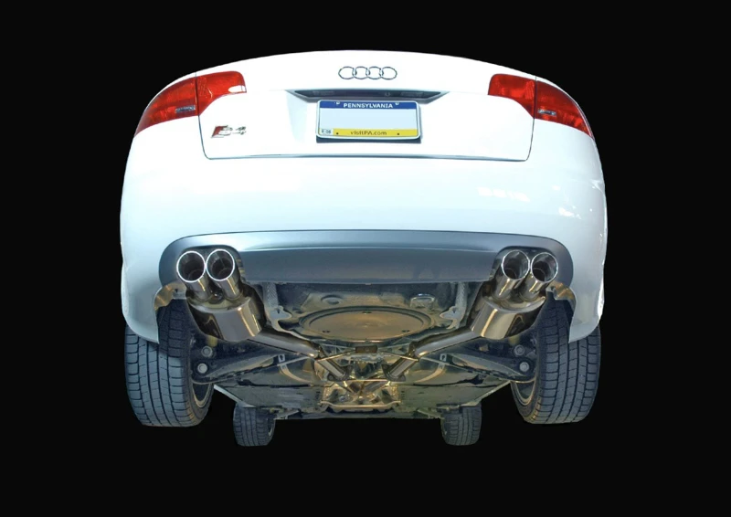 AWE Tuning Audi B7 S4 Track Edition Auspuff - Diamant-Schwarz Spitzen