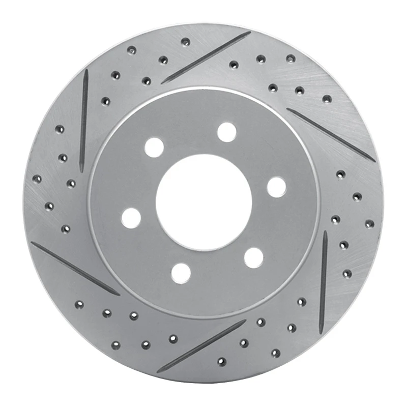 DFC 97-02 Dodge Dakota Rwd Front Left Drilled & Slotted Geoperformance Rotor