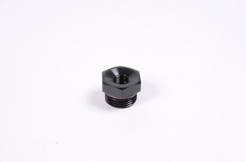 Radium Engineering 8AN ORB auf 1/8NPT Weibliche Adapterpassung - Schwarz eloxiert