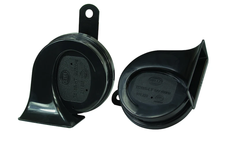 Hella Doppel-Trompeten-Horn-Kit 12V Universal - Schwarz