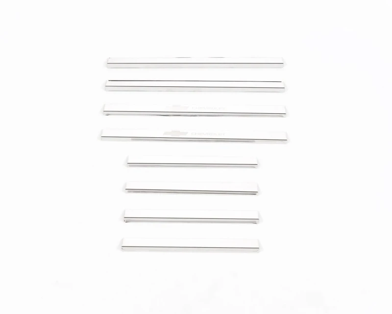 Putco 14-18 Chevy Silv LD - Crew Cab w/ CHEVROLET Etching (8pcs) SS Door Sills