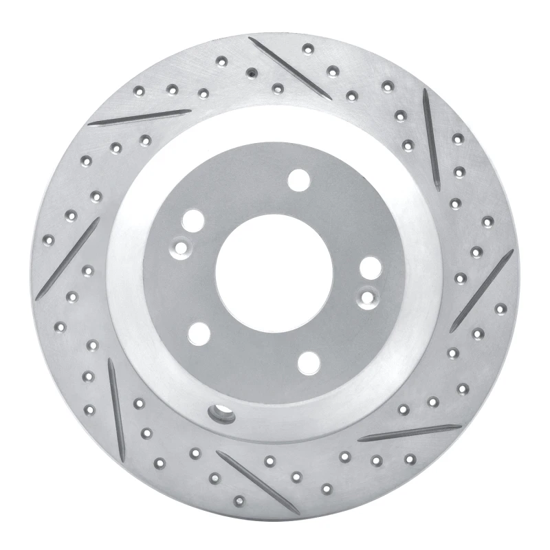 DFC 15-20 Kia Sorento Rear Right Drilled & Slotted Geoperformance Rotor
