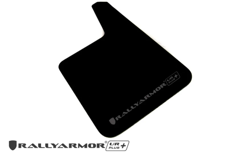 Rally Armor Universalfit (ohne Hardware) UR Plus Black UR Schmutzfänger mit grauem Logo