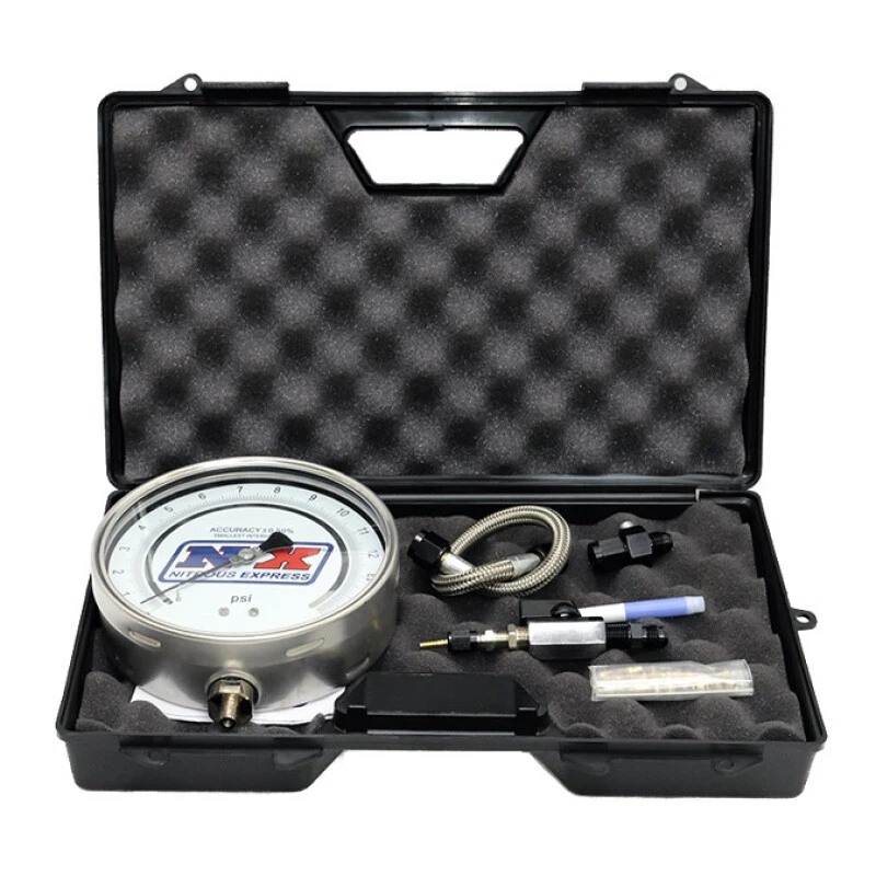 Nitrous Express Master Flo-Check Pro (6 Certified Gauge & Molded Case)