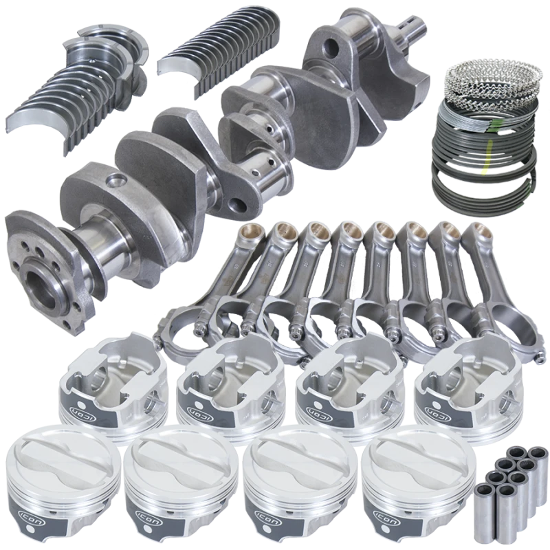 Eagle Chevy 350 Rotierende Baugruppe mit 3,750 Zoll Kurbelwelle und 6,000 Zoll I-Träger Pleuel