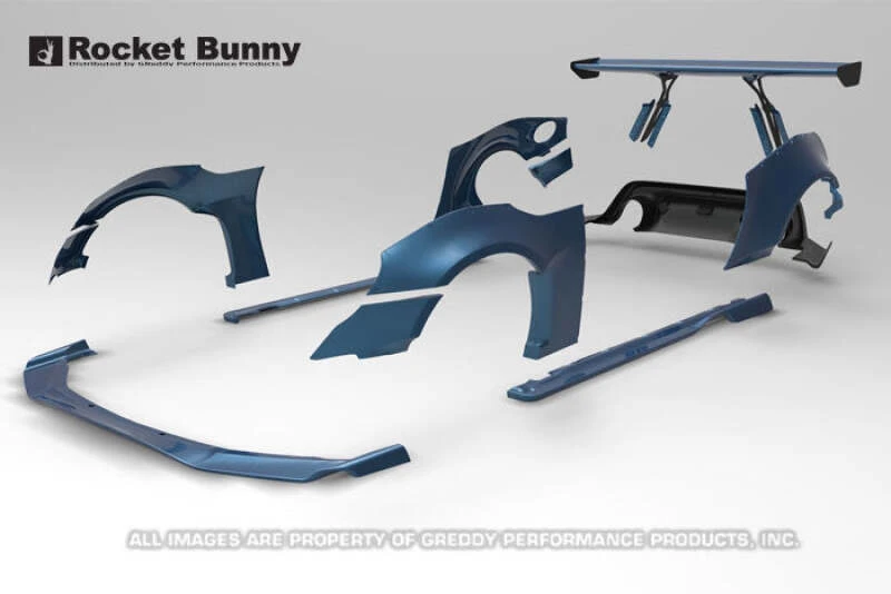 GReddy Aero-Seitenschweller für 2012+ Subaru BRZ/Scion FR-S