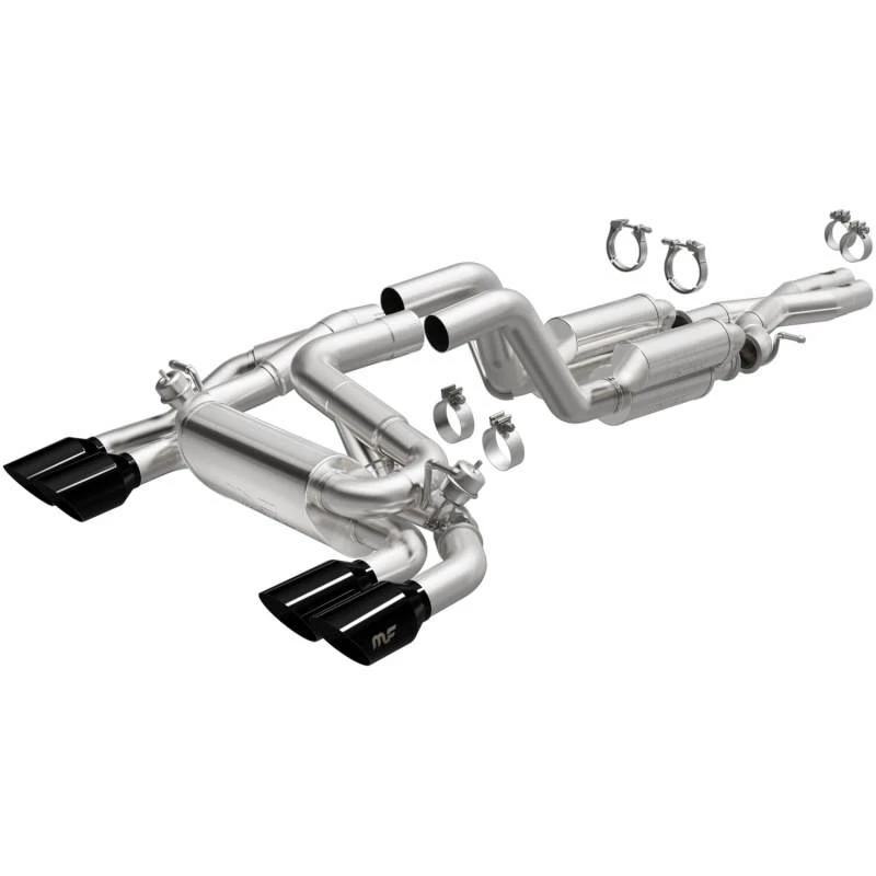 MagnaFlow 21-22 Jeep Wrangler V8 6.4L Street Series Cat-Back Auspuff mit schwarzen Endrohren