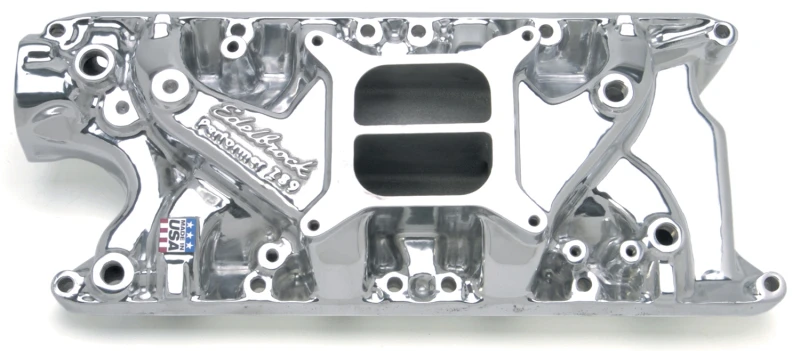 Edelbrock Perf 289 ohne EGR Polierte Krümmer