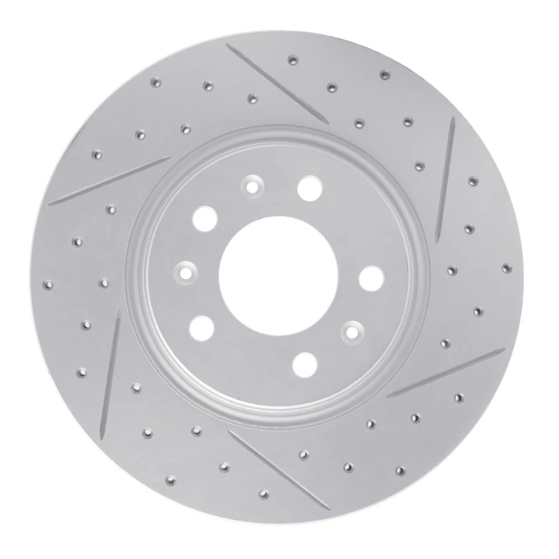 DFC 06-10 Pontiac Solstice Front Right Drilled & Slotted Geoperformance Rotor