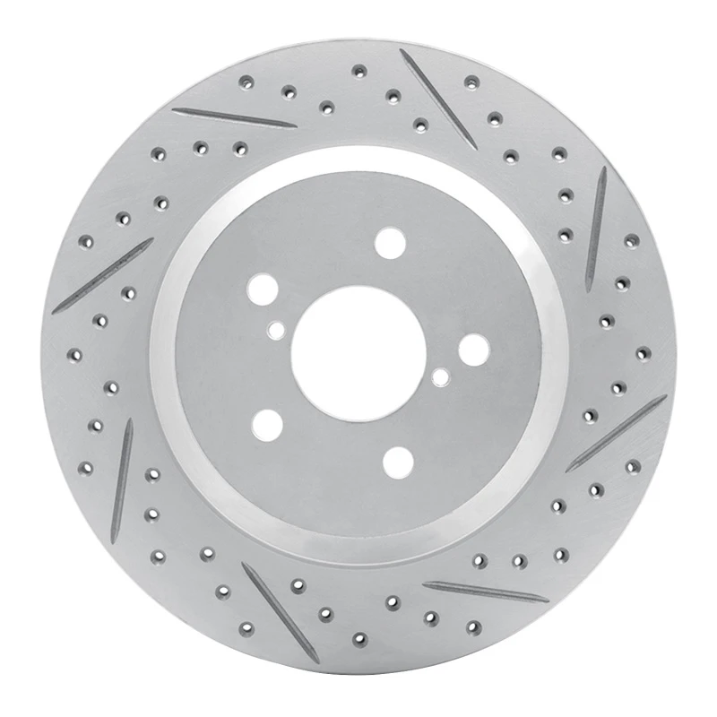 DFC 19-23 Subaru Crosstrek Rear Right Drilled & Slotted Geoperformance Rotor