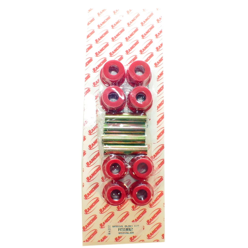 Rancho DuraCrush Leaf Spring Bushing Set für Jeep Wrangler