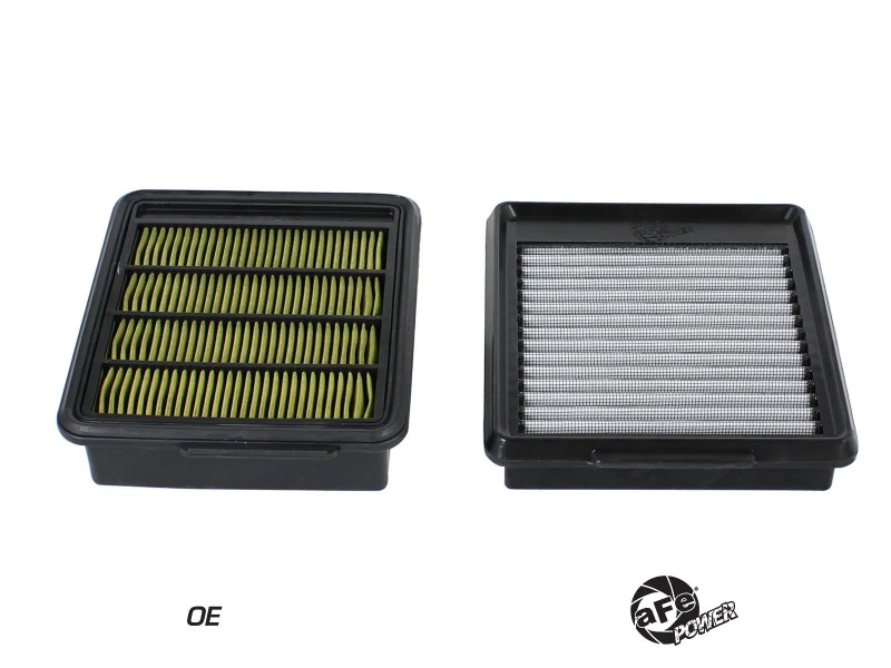 aFe MagnumFLOW Air Filters OEM Replacement Pro DRY S 09-15 Nissan GT-R V6 3.8L (tt)