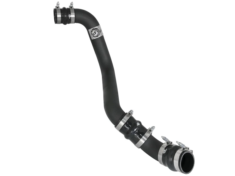 aFe Bladerunner Intercooler-Rohr Heißseite 3 Zoll 17-18 GM Diesel Trucks V8-6.6L (td) L5P - Schwarz