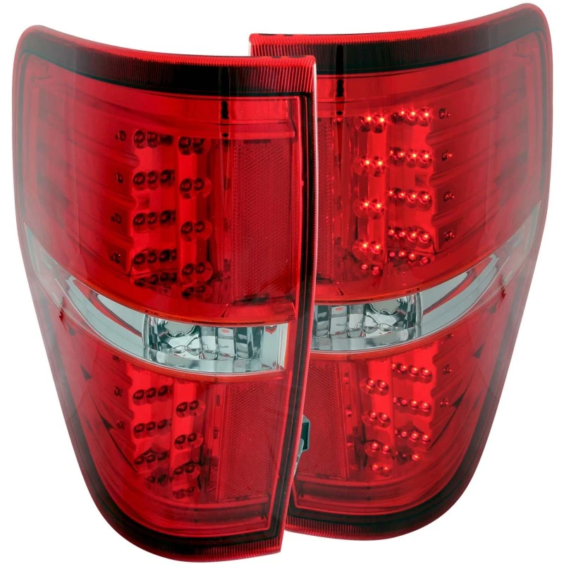 ANZO 2009-2014 Ford F-150 LED-Rückleuchten Rot/Klar