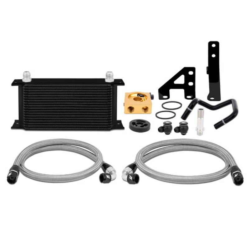 Mishimoto Thermostatisches Öl-Kühler-Kit - Schwarz für 2015 Subaru WRX