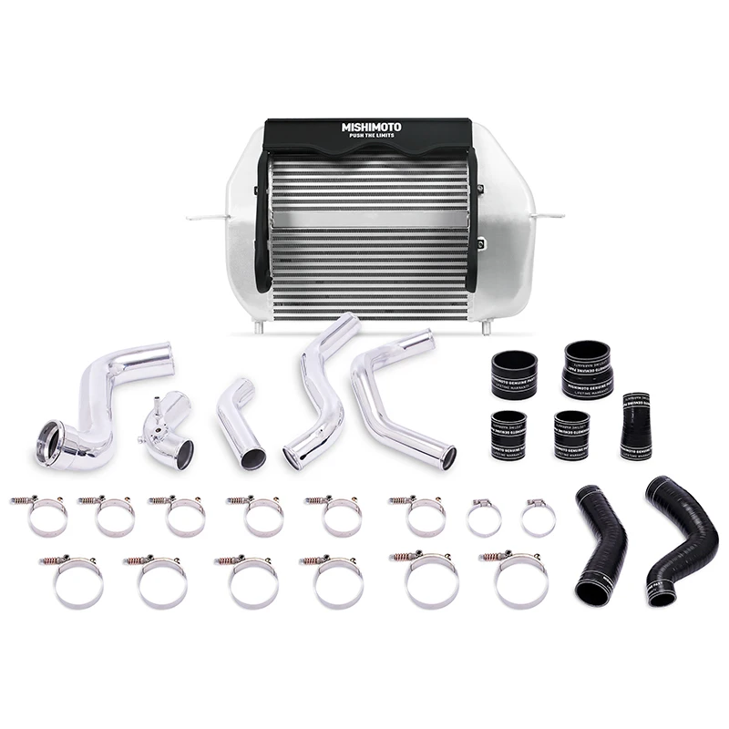 Mishimoto 2011-2014 Ford F-150 EcoBoost Silber Intercooler mit Polierten Rohren