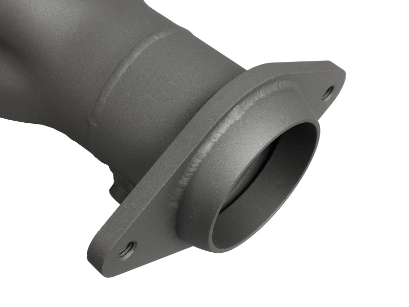 aFe Twisted Steel 304SS Short Header 15-22 Dodge Challenger SC V8-6.2L / 6.4L HEMI Titanium Coating