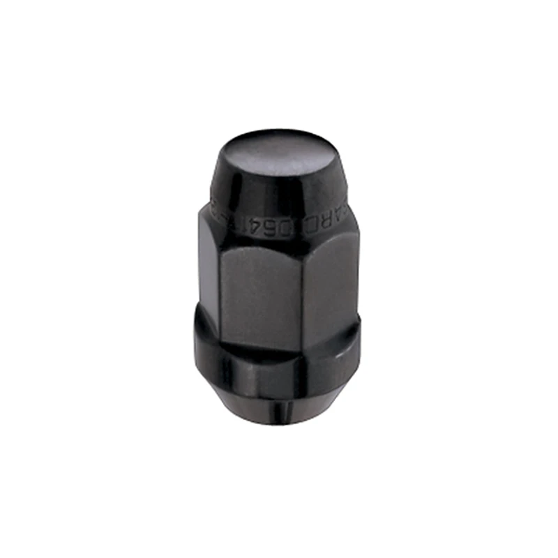 McGard Hex-Schraubenmutter (Kegelsitz-Bulge-Stil) M12X1,5 / 3/4 Sechskant / 1,45 Zoll Länge (Karton mit 144) - Schwarz