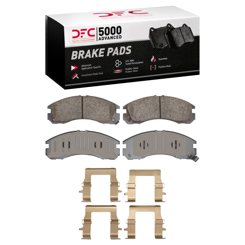 DFC 94-00 Mitsubishi Montero Front 5000 Advanced Ceramic Brake Pads and Hardware Kit