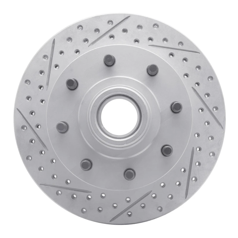 DFC 92-02 Chevrolet C1500 Suburban Front Left Drilled & Slotted Geoperformance Rotor
