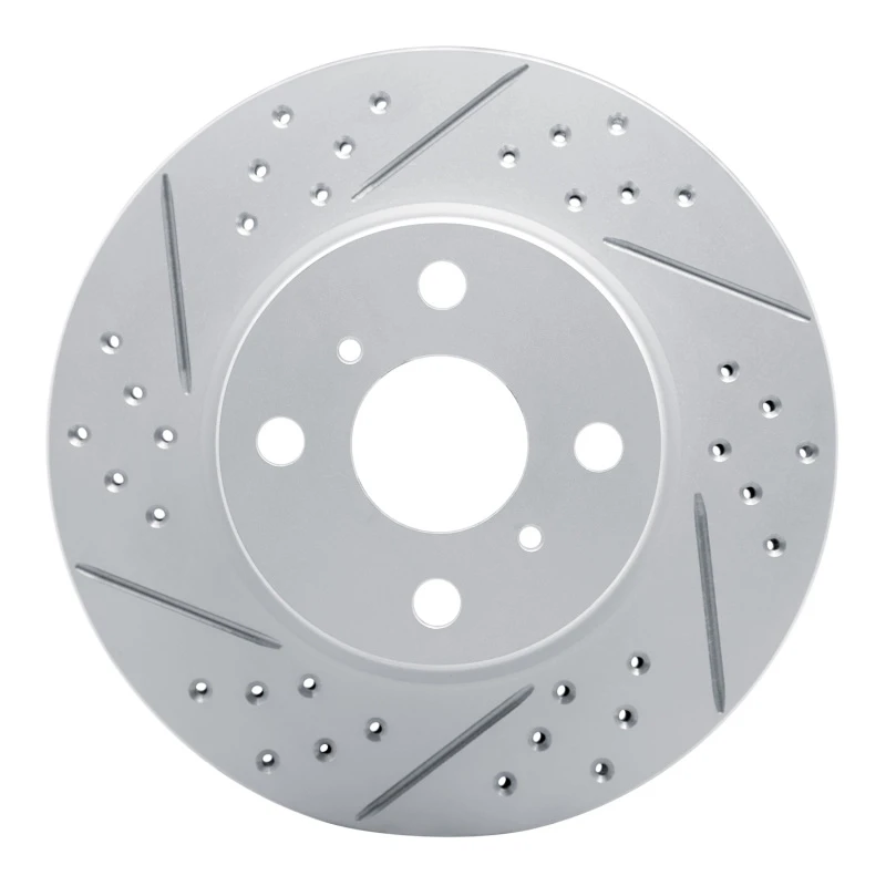 DFC 12-15 Scion Iq Front Left Drilled & Slotted Geoperformance Rotor