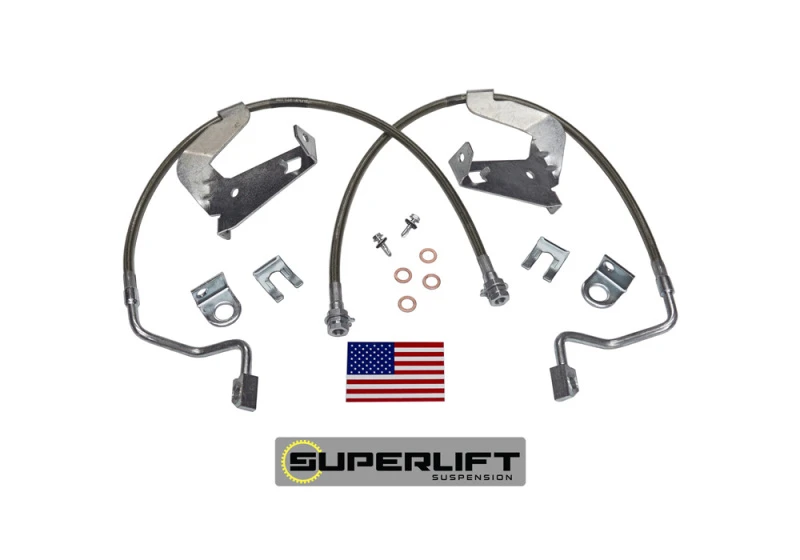 Superlift Bullet Proof Bremsleitungen für 2008–2010 Ford F-250/F-350