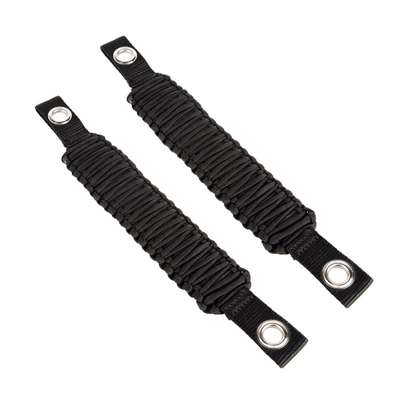 Rugged Ridge Paracord A-Pillar/Sitzhalter Schwarz 07-18 Jeep Wrangler JK