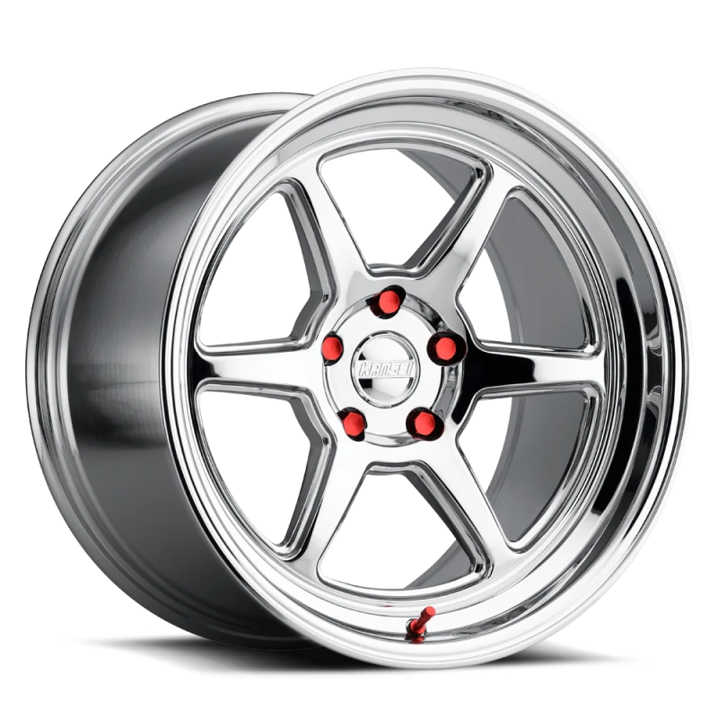 Kansei K14X Roku 18x9.5in / 5x120 BP / 38mm Offset / 72.56mm Bore - Chrome Wheel