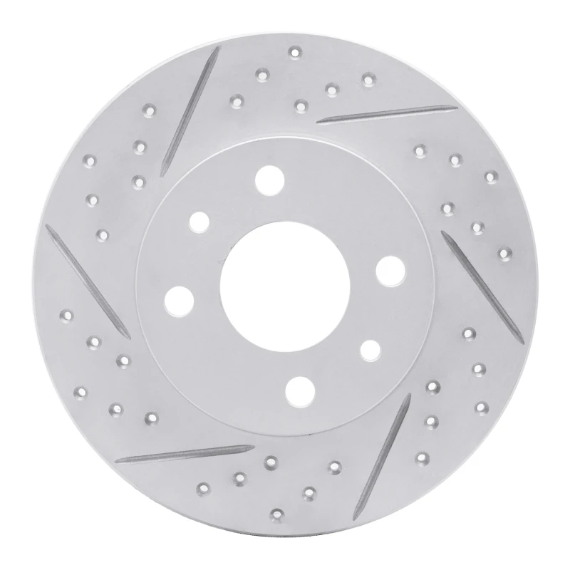 DFC 09-19 Dodge Vision (Mexico) Front Left Drilled & Slotted Geoperformance Rotor