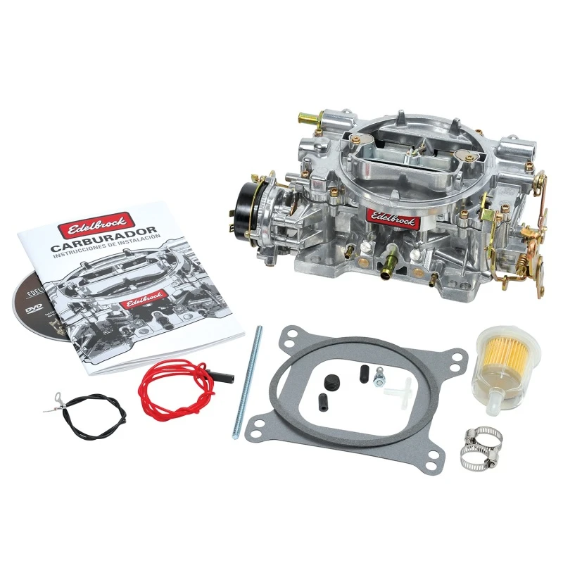 Edelbrock Vergaser Performer Serie 4-Barrel 600 CFM Elektrischer Choke Satin Finish