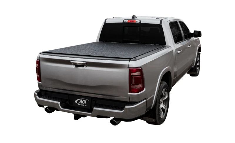 Access LOMAX Tri-Fold-Abdeckung 2019+ Dodge Ram 1500 5Ft./7in. Bett (mit Rambox - ohne OEM-Tonneau-Schienen)