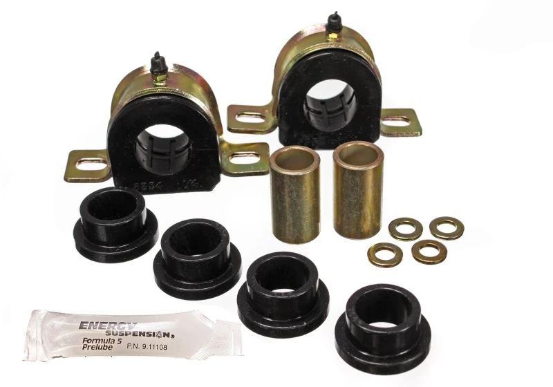 Energy Suspension 73-80 GM K5 Blazer / 73-80 K10/K20/K30 Schwarzes Komplett-Vorderachs-Stabilisatorbuchsen-Set