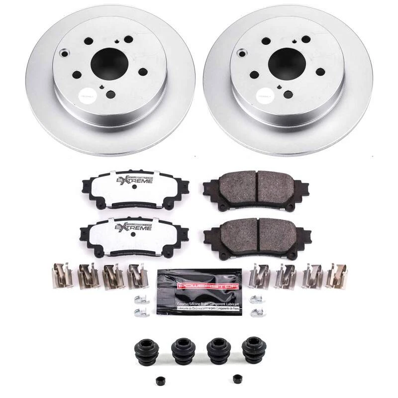 Power Stop 16-19 Toyota Mirai Rear Z36 Coated Truck & Tow Brake Kit