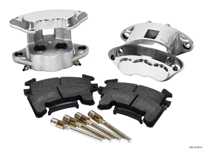 Wilwood D154 Rear Caliper Kit - Polished 1.12 / 1.12in Piston 1.04in Rotor