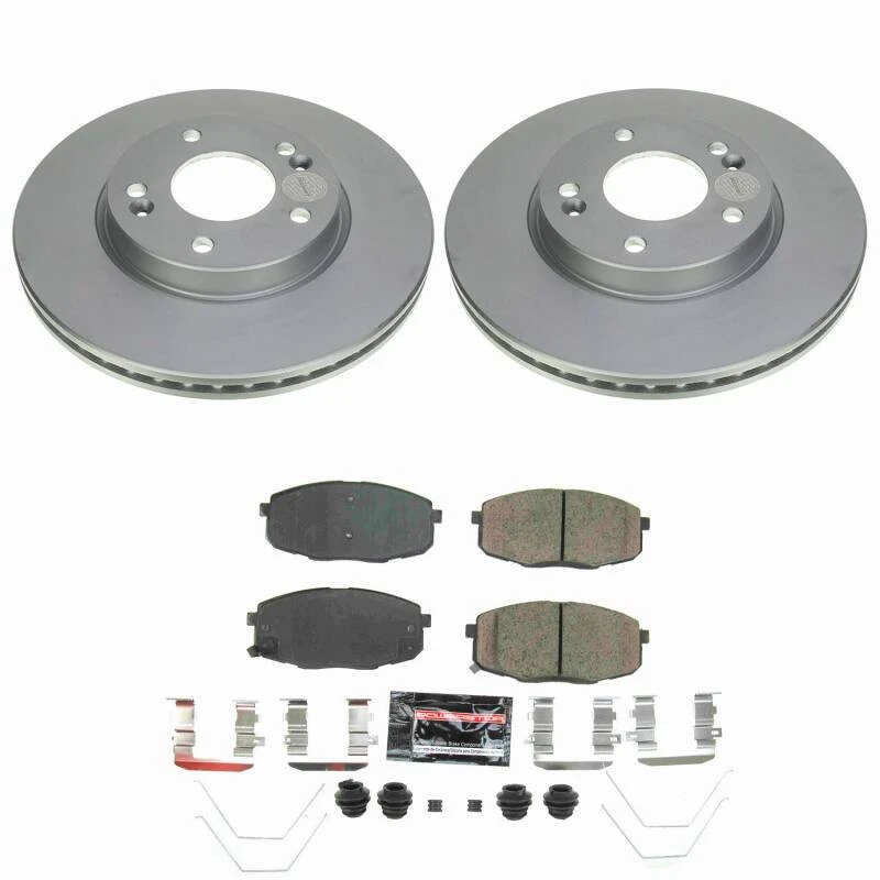 Power Stop 19-24 Kia Forte Front Z23 Coated Brake Kit