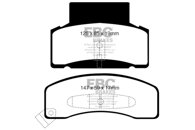 ebc_DP61268-67931fd93e062 EBC 92-99 Chevrolet C30 DRW Ultimax2 Front Brake Pads